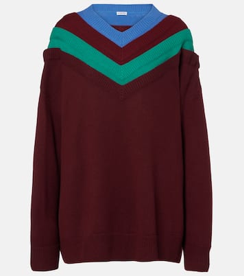 Trompe l'œil wool sweater | Loewe