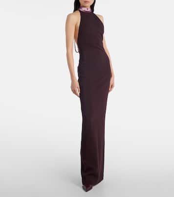 Embellished satin gown | The Attico