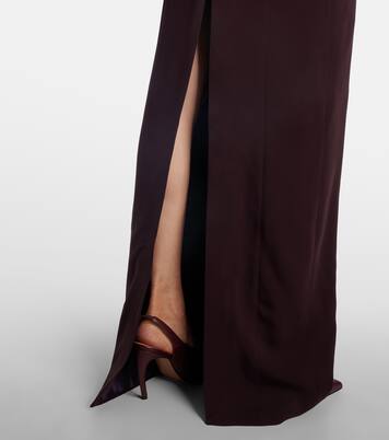 Embellished satin gown | The Attico