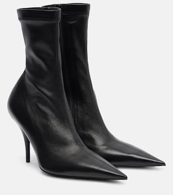 Avenue 90 leather ankle boots | Balenciaga