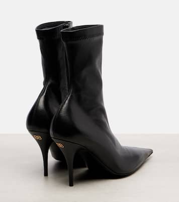 Avenue 90 leather ankle boots | Balenciaga