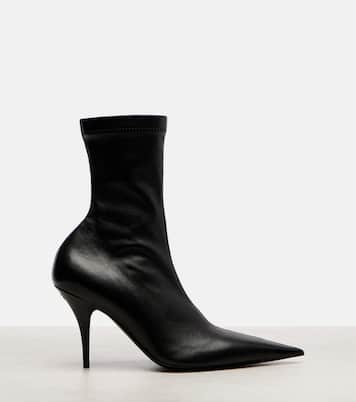 Avenue 90 leather ankle boots | Balenciaga