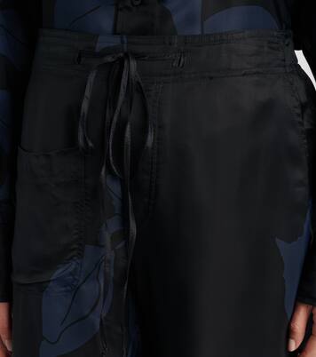 Floral twill cargo pants | Victoria Beckham