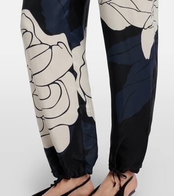 Floral twill cargo pants | Victoria Beckham