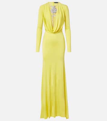 Embellished jersey gown | David Koma