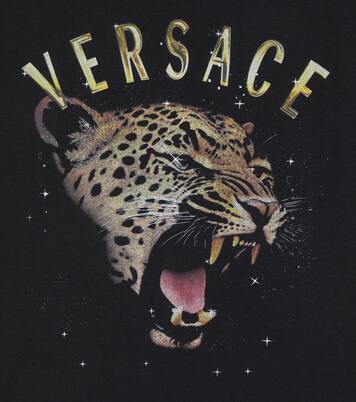 T-shirt en coton à logo | Versace Kids
