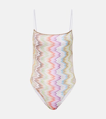 Zigzag open-back swimsuit | Missoni