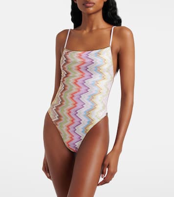 Zigzag open-back swimsuit | Missoni