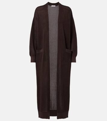 Cardigan en coton mélangé | Brunello Cucinelli