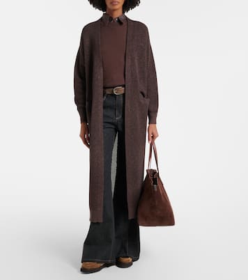 Cardigan en coton mélangé | Brunello Cucinelli