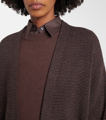 Cardigan en coton mélangé | Brunello Cucinelli