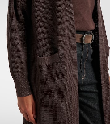 Cardigan en coton mélangé | Brunello Cucinelli