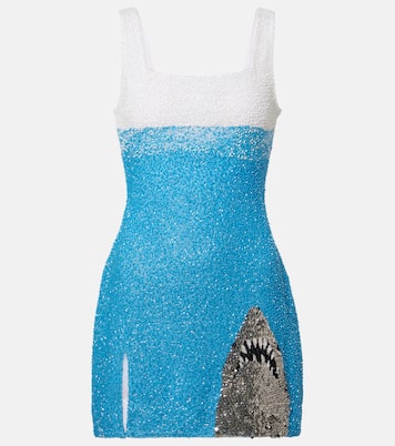 Vestido corto Le Sable con abalorios | Staud