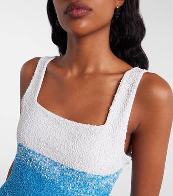 Vestido corto Le Sable con abalorios | Staud