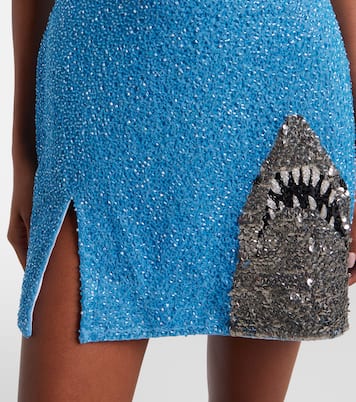 Vestido corto Le Sable con abalorios | Staud