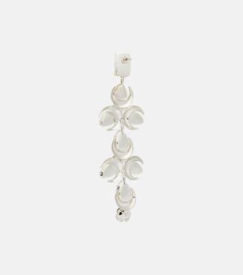 Crystal-embellished floral drop earrings | Magda Butrym