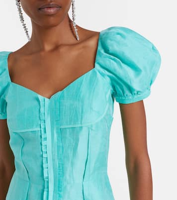 Linen-blend midi dress | Shushu/Tong