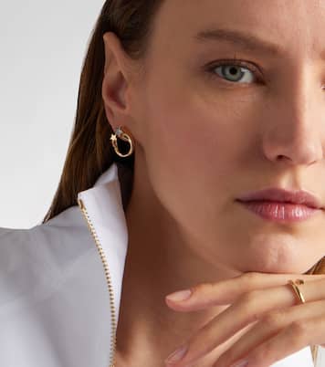 Orecchini Shooting Star in oro 14kt (585/1000) con diamanti | Roxanne First