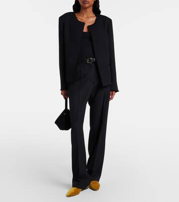 Velvet slip-on shoes | Toteme