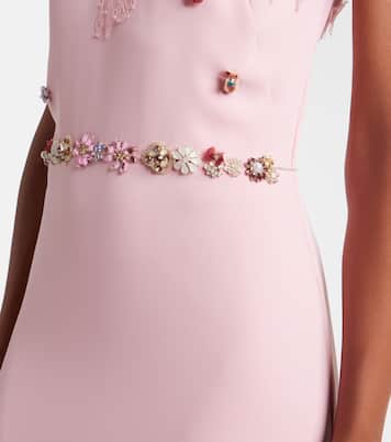 Embellished crêpe gown | Costarellos