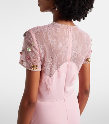 Embellished crêpe gown | Costarellos