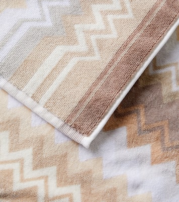 Giacomo Zigzag cotton terry bath mat | Missoni