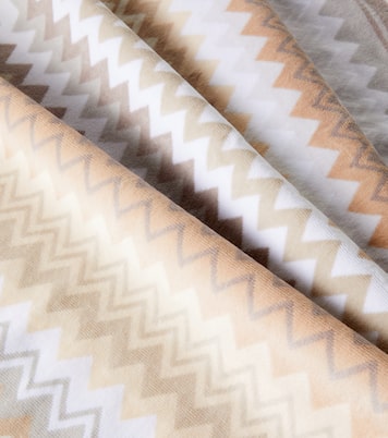 Giacomo Zigzag cotton terry bath mat | Missoni