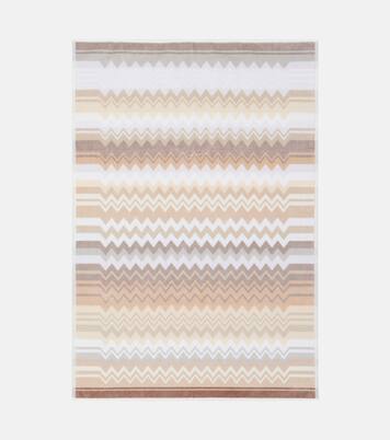 Giacomo Zigzag cotton terry bath mat | Missoni