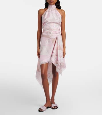 Occhi silk twill midi skirt | Pucci