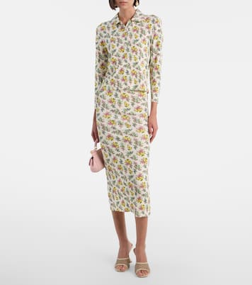 Lupita leather-trimmed sandals | Amina Muaddi