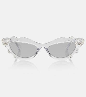 Palm Babe embellished cat-eye sunglasses | Aquazzura