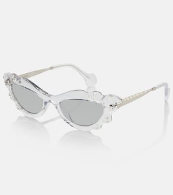 Palm Babe embellished cat-eye sunglasses | Aquazzura