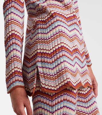 Brody chevron cotton top | Rixo