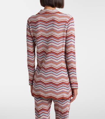 Brody chevron cotton top | Rixo