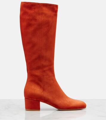 Joelle suede knee-high boots | Gianvito Rossi
