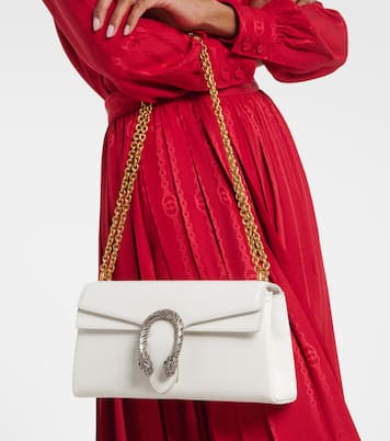 Dyonisus Medium leather shoulder bag | Gucci