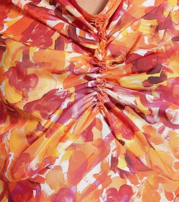 Robe imprimée en soie | Marni