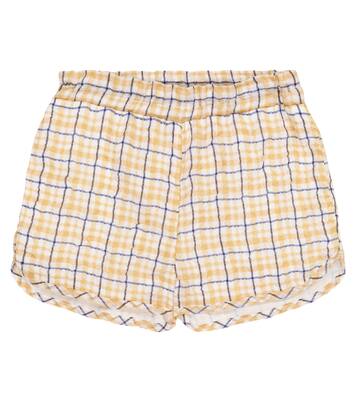 Dana checked chiffon shorts | Paade Mode