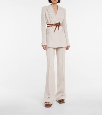 Pantalon Perez à taille haute en laine | Gabriela Hearst