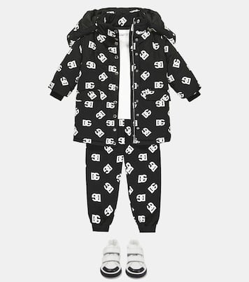 Logo leather sneakers | Dolce&Gabbana Kids