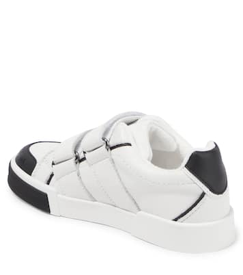 Logo leather sneakers | Dolce&Gabbana Kids