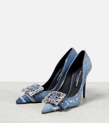 Salones de denim adornados | Dolce&Gabbana