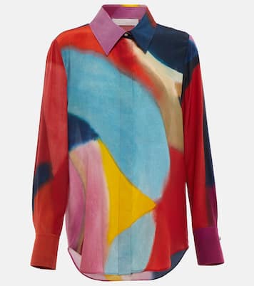 Printed silk crêpe de chine shirt | Chloé
