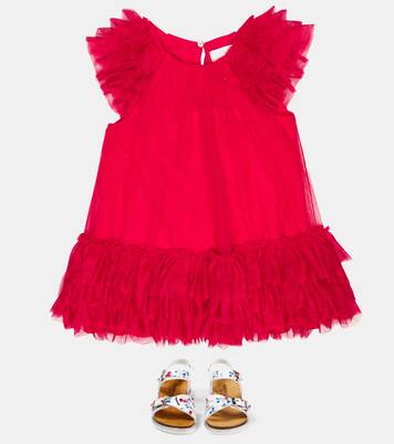 Sequin-embellished tutu dress | Monnalisa