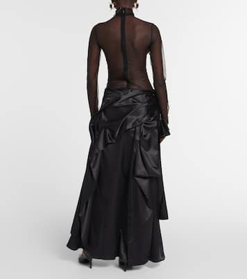 Jupe longue en satin | Acne Studios