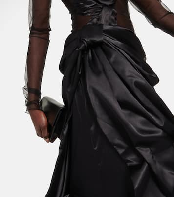 Jupe longue en satin | Acne Studios