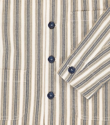 Chaqueta en mezcla de algodón a rayas | Il Gufo