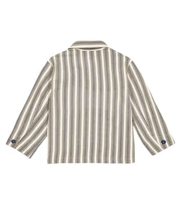 Chaqueta en mezcla de algodón a rayas | Il Gufo