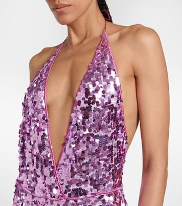 Badeanzug mit Pailletten | Oséree