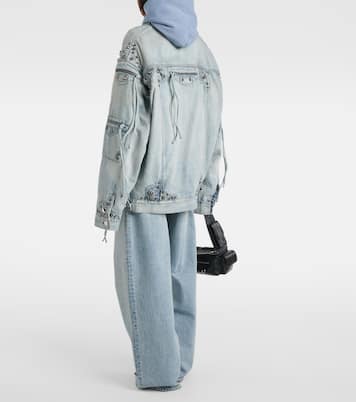 Cagole oversized denim jacket | Balenciaga